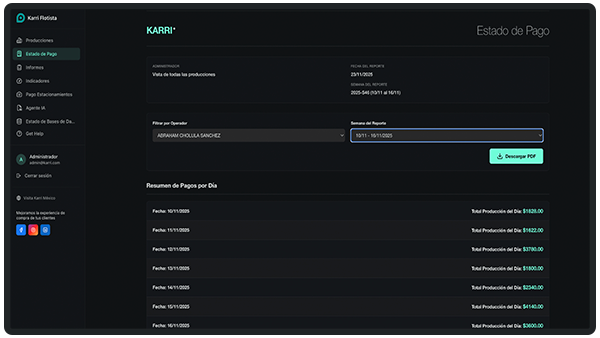 modelo de karri méxico de conductor sin unidad para flotistas de última milla